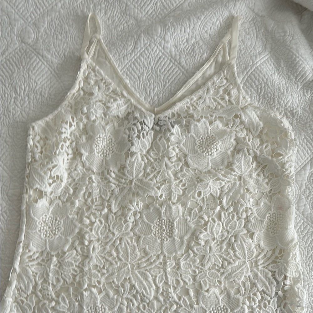 White House, Black Market ivory camisole
